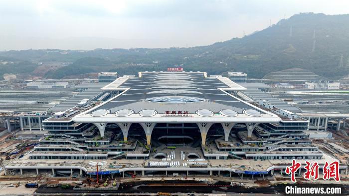 中国西部地区最大高铁枢纽站站房建成完工 - 山东东洋机电设备有限公司